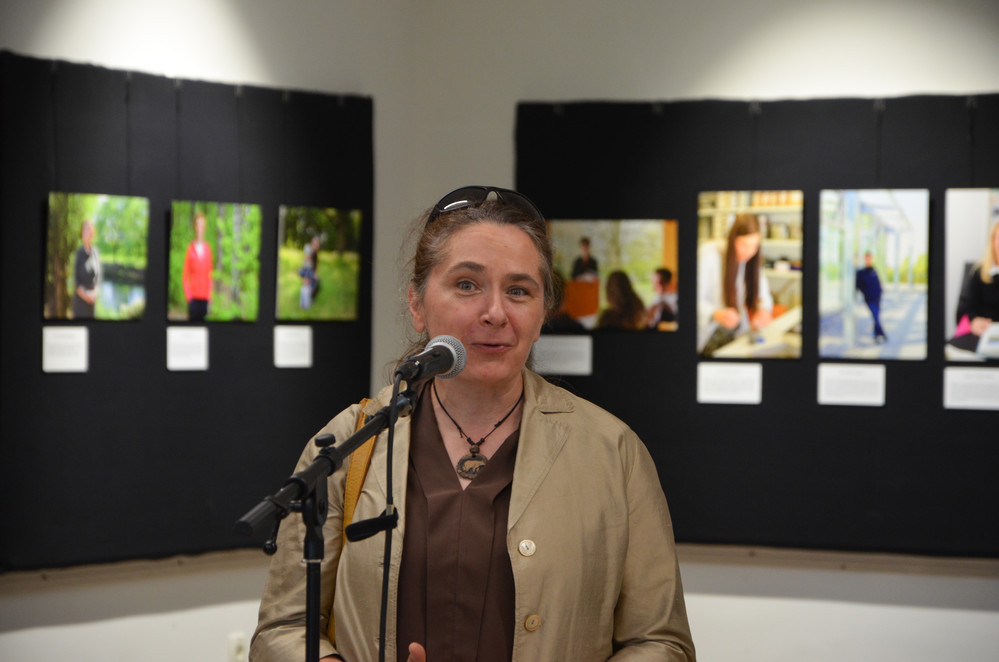 Avtorica razstave dr. Petra Draškovič Pelc