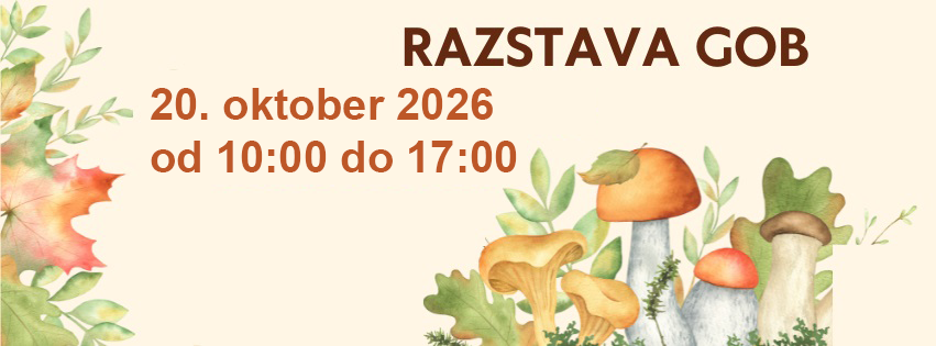 Razstava gob 2026