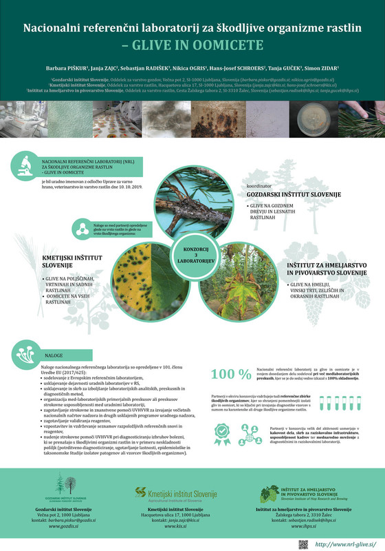 Nacionalni referenčni laboratorij za škodljive organizme rastlin – GLIVE IN OOMICETE
