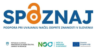 SPOZNAJ - Podpora pri uvajanju načel odprte znanosti v Sloveniji