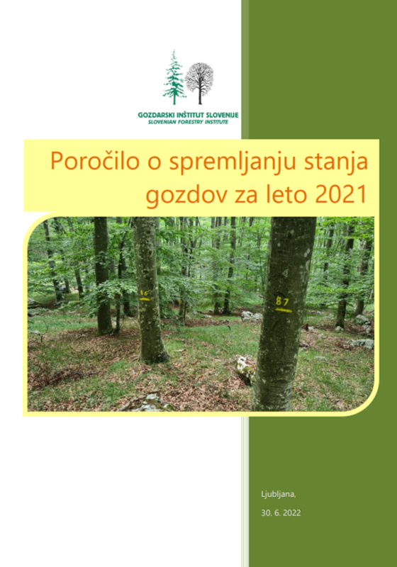 Poročilo o spremljanju stanja gozdov za leto 2021
